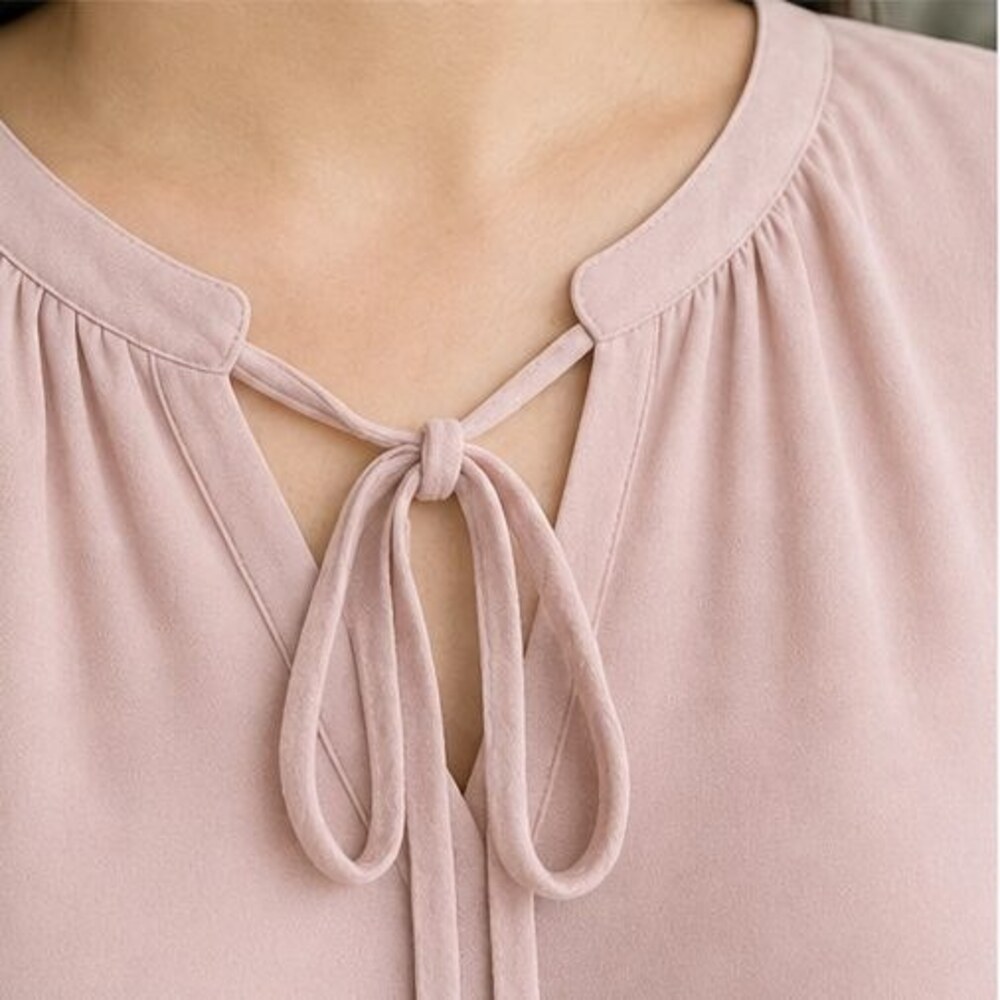 Blush Ruffle Blouse - Picture 4 of 6
